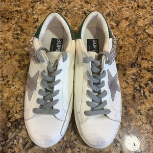 Golden Goose Women's Super Star with Swavorski Stone Decoration